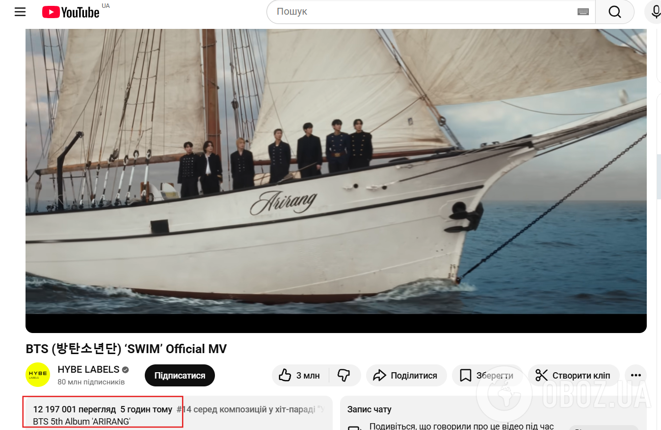 Украинка сняла зрелищный клип для "лучшей группы в мире" и собрала более 12 млн просмотров за считанные часы