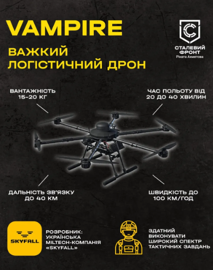 Антишахедні дрони і "Вампіри": "Сталевий фронт" передав нове обладнання 157-й бригаді