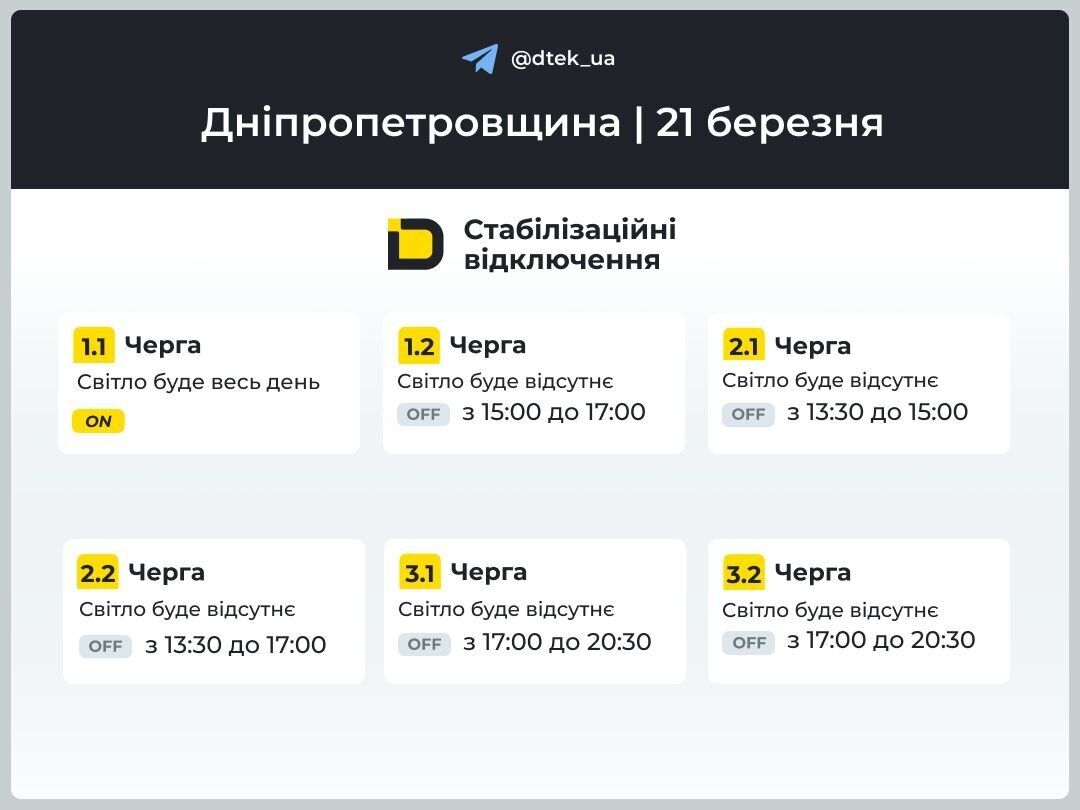 В Украине 21 января будут отключать электроэнергию не всем: какие города будут с графиками и где будет свет