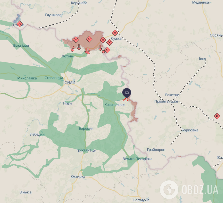 Покровка на Сумщині під контролем ЗСУ: військові розвінчали фейк окупантів. Відео