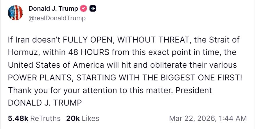 Трамп пригрозив "переможеному" Ірану новим ударом: там відповіли ультиматумом