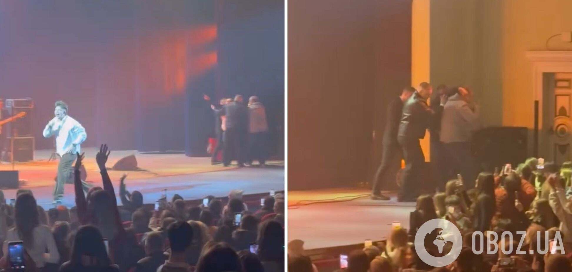 "Смарагдове небо" ударило в голову": на концерте DREVO на сцену вылез мужчина с голым животом. Видео