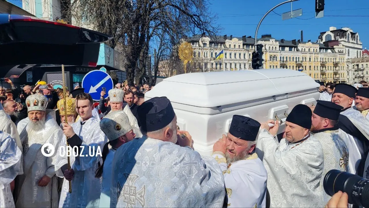 Украинцы прощаются с патриархом Филаретом: все детали, фото и онлайн-трансляция