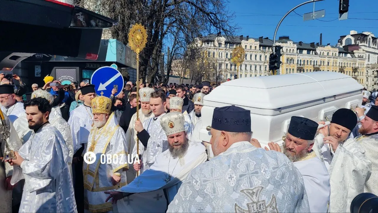 Украинцы прощаются с патриархом Филаретом: все детали, фото и онлайн-трансляция