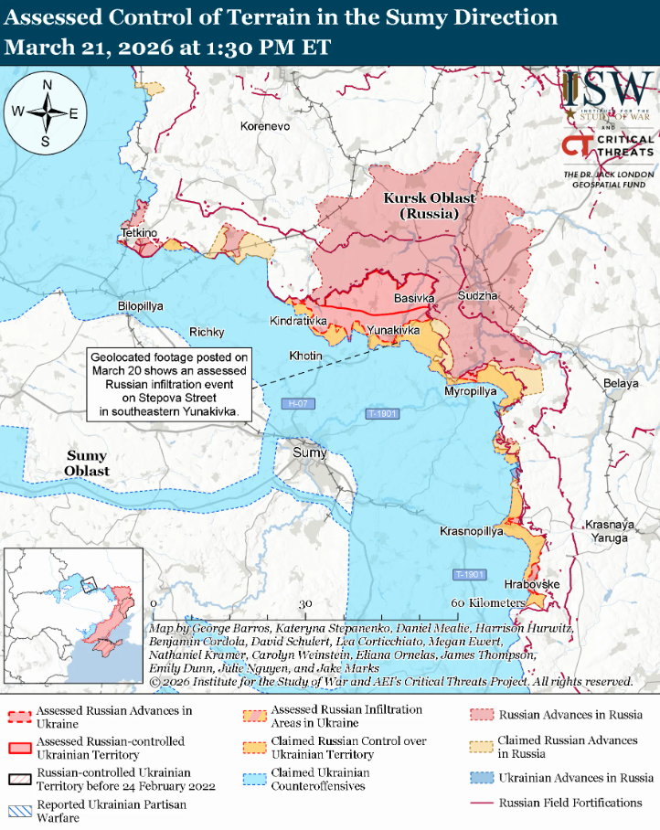 ЗСУ просунулися на 3 напрямках, у ворога є успіхи біля Покровська: карти ISW