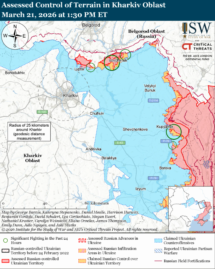 ЗСУ просунулися на 3 напрямках, у ворога є успіхи біля Покровська: карти ISW