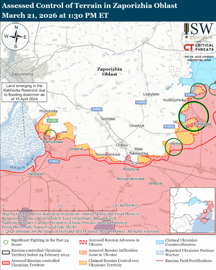 ЗСУ просунулися на 3 напрямках, у ворога є успіхи біля Покровська: карти ISW
