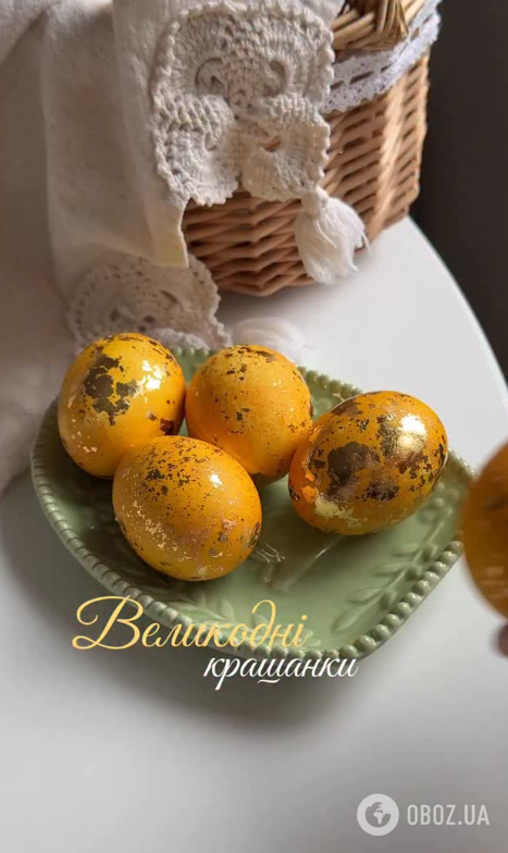 Як пофарбувати яйця куркумою: ідея декору на Великдень