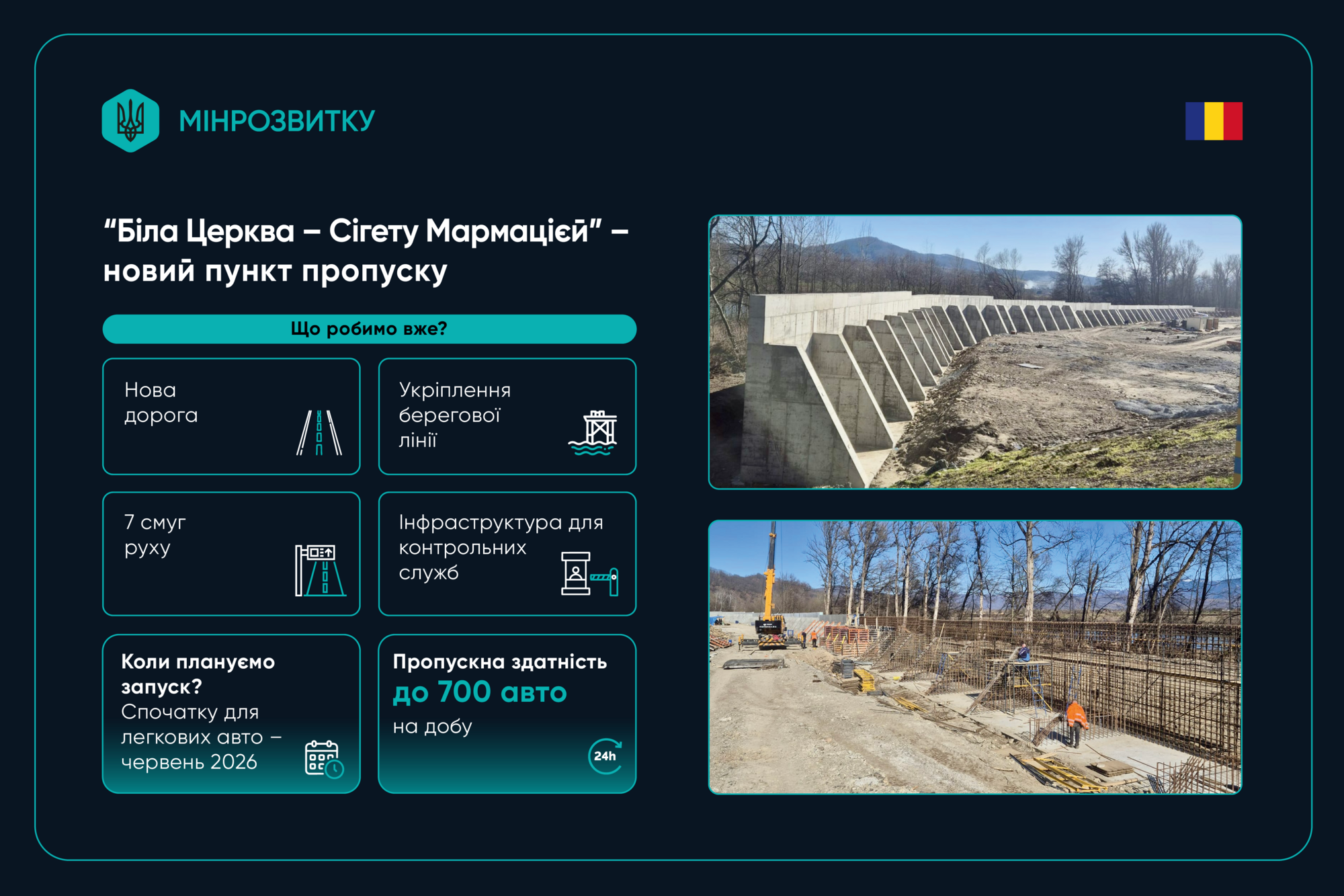 Где в Украине построят новый пункт пропуска на границе