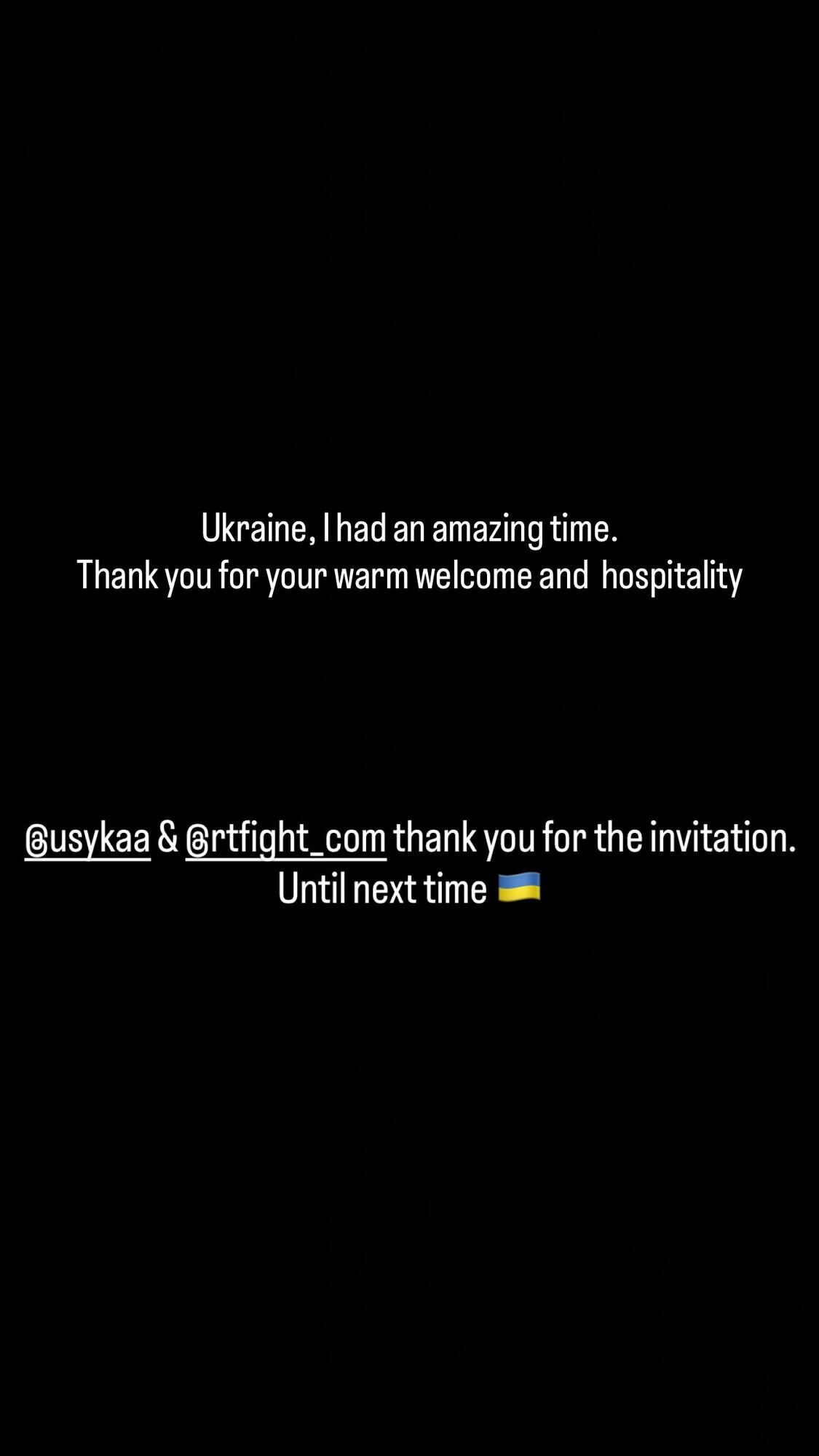 "Подяка та повага країні": Джошуа показав, чим закінчився його візит до України. Відео