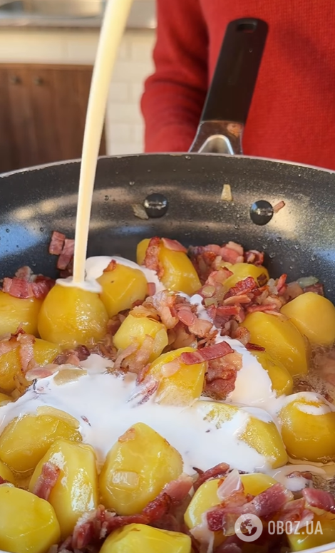 Найсмачніший рецепт картоплі з беконом та сиром: готується за лічені хвилини