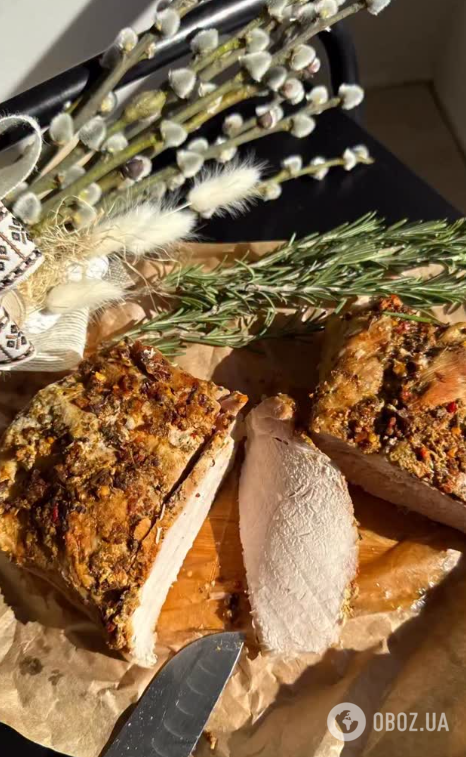 Домашня шинка на Великдень: ділимось найкращим рецептом соковитого м'яса