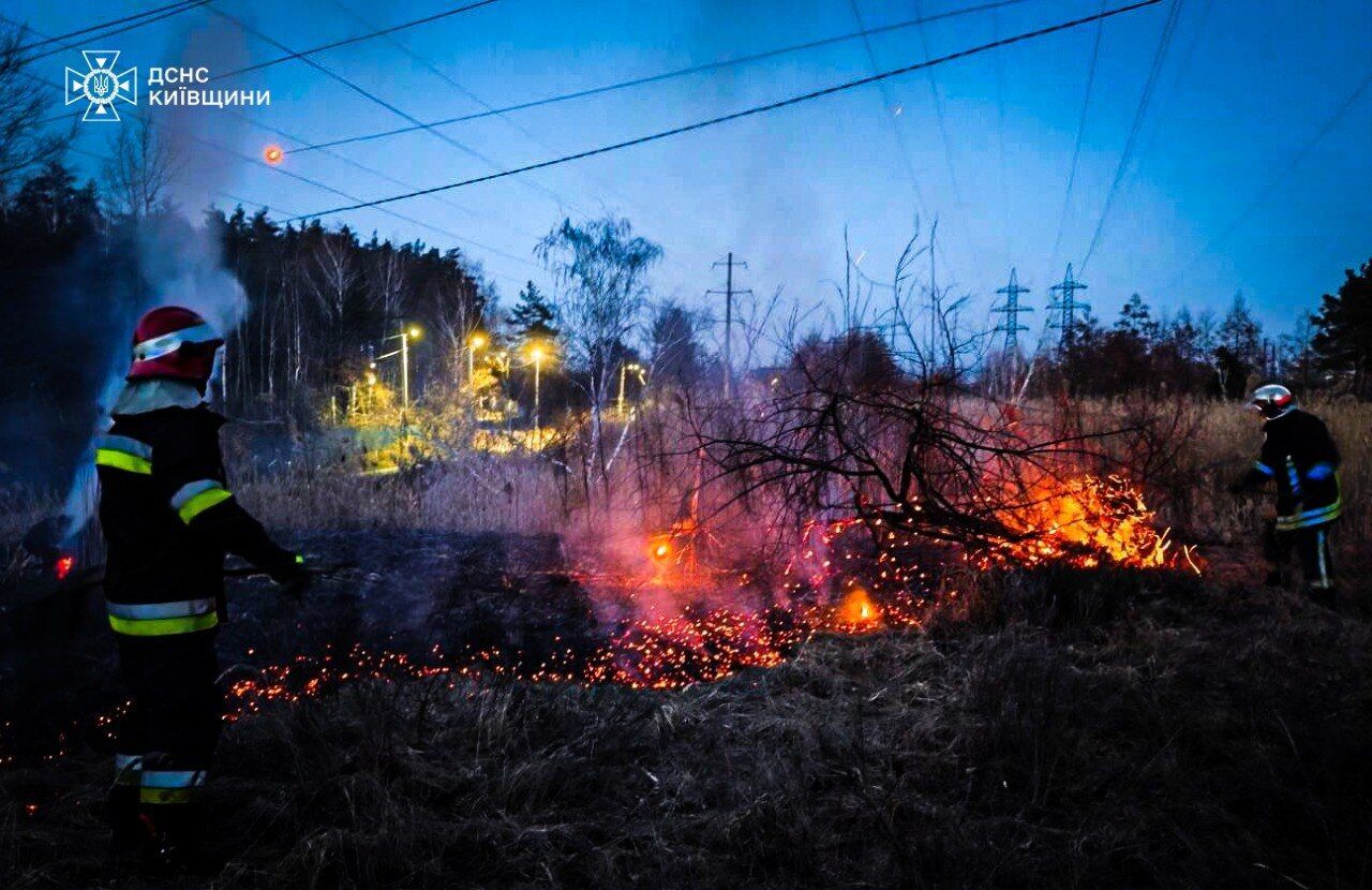 На Киевщине мужчина загорелся заживо во время сжигания травы. Подробности трагедии и фото