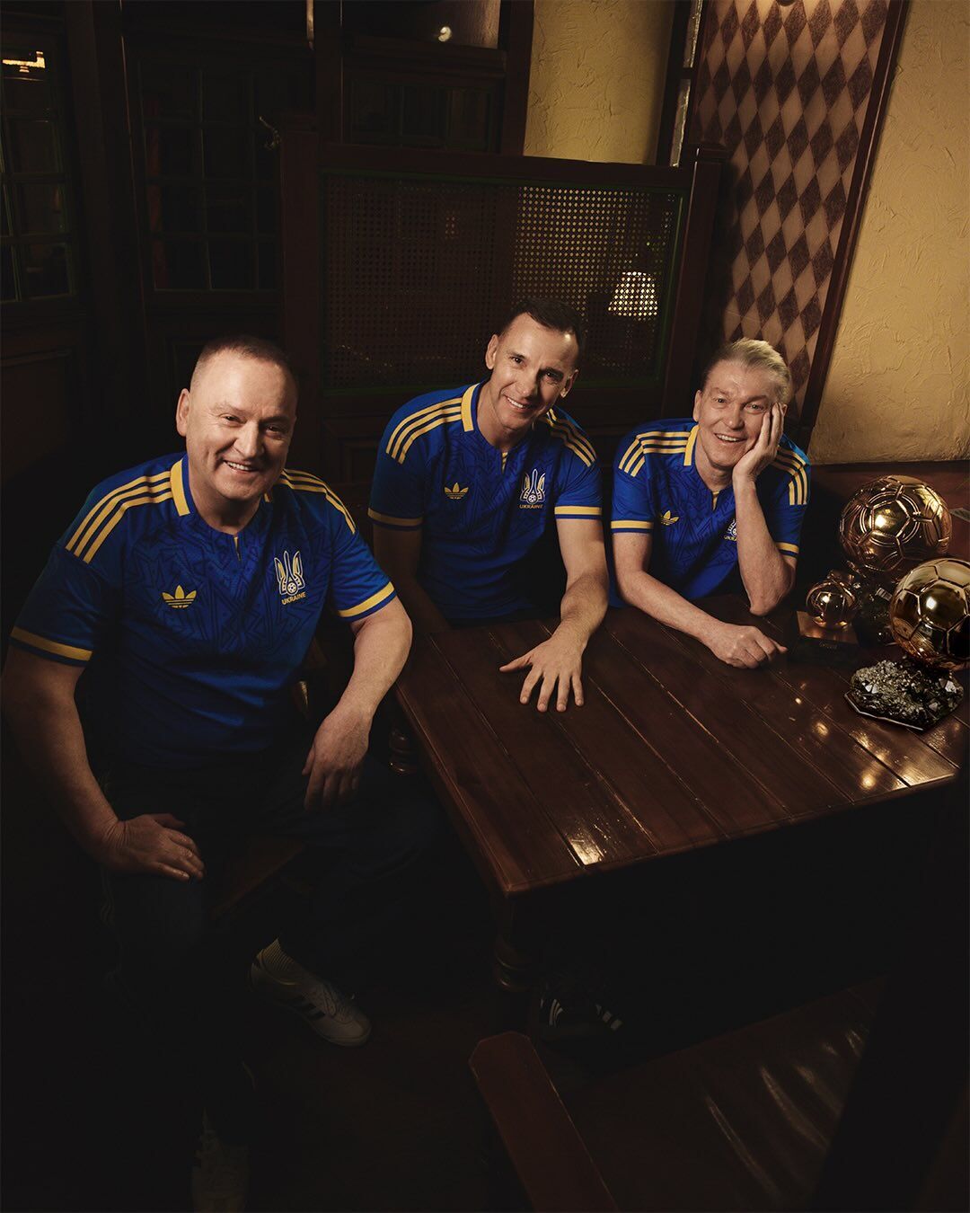 Adidas показал, как сейчас выглядят Блохин, Беланов и Шевченко, сняв их в особенной фотосессии