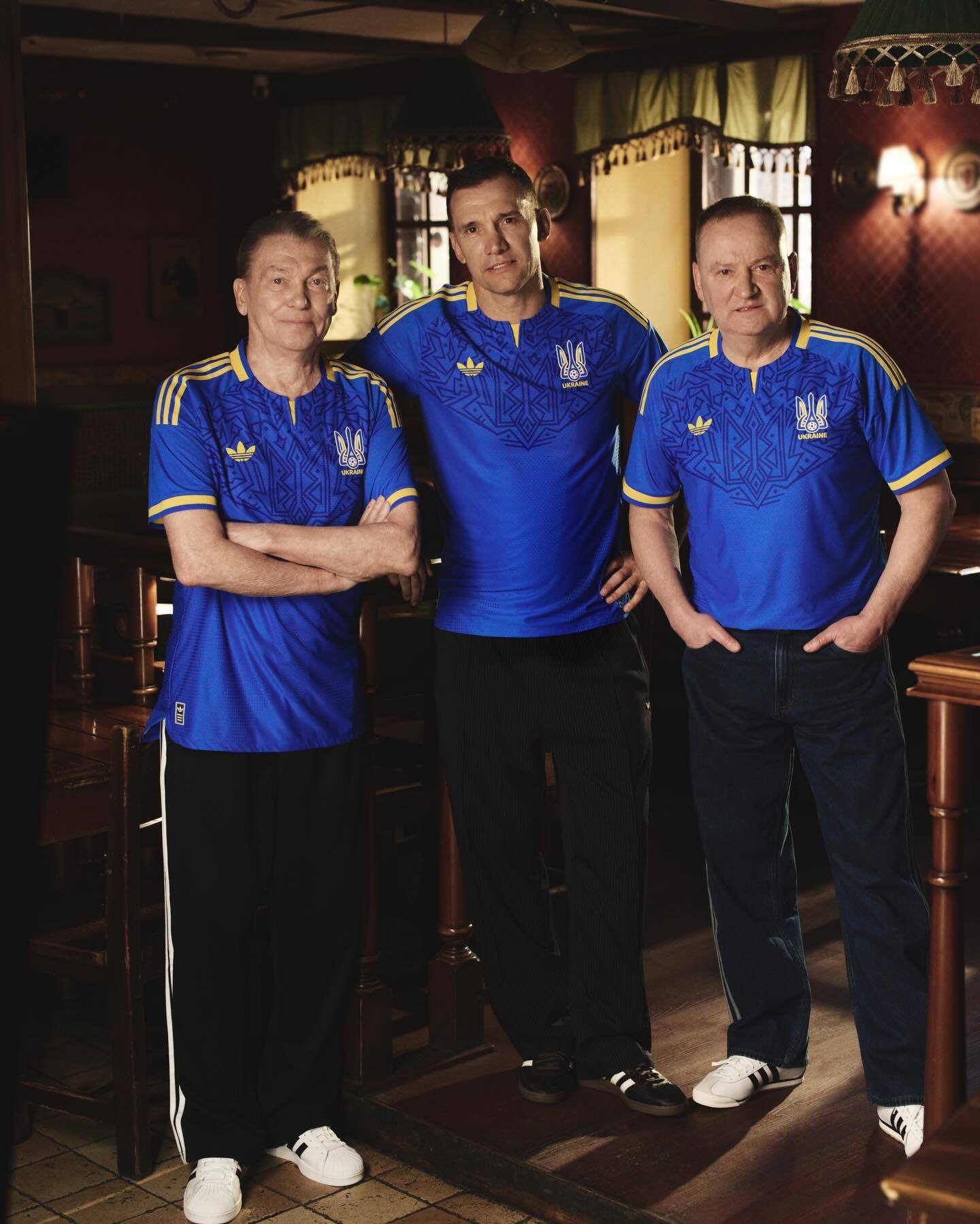 Adidas показал, как сейчас выглядят Блохин, Беланов и Шевченко, сняв их в особенной фотосессии