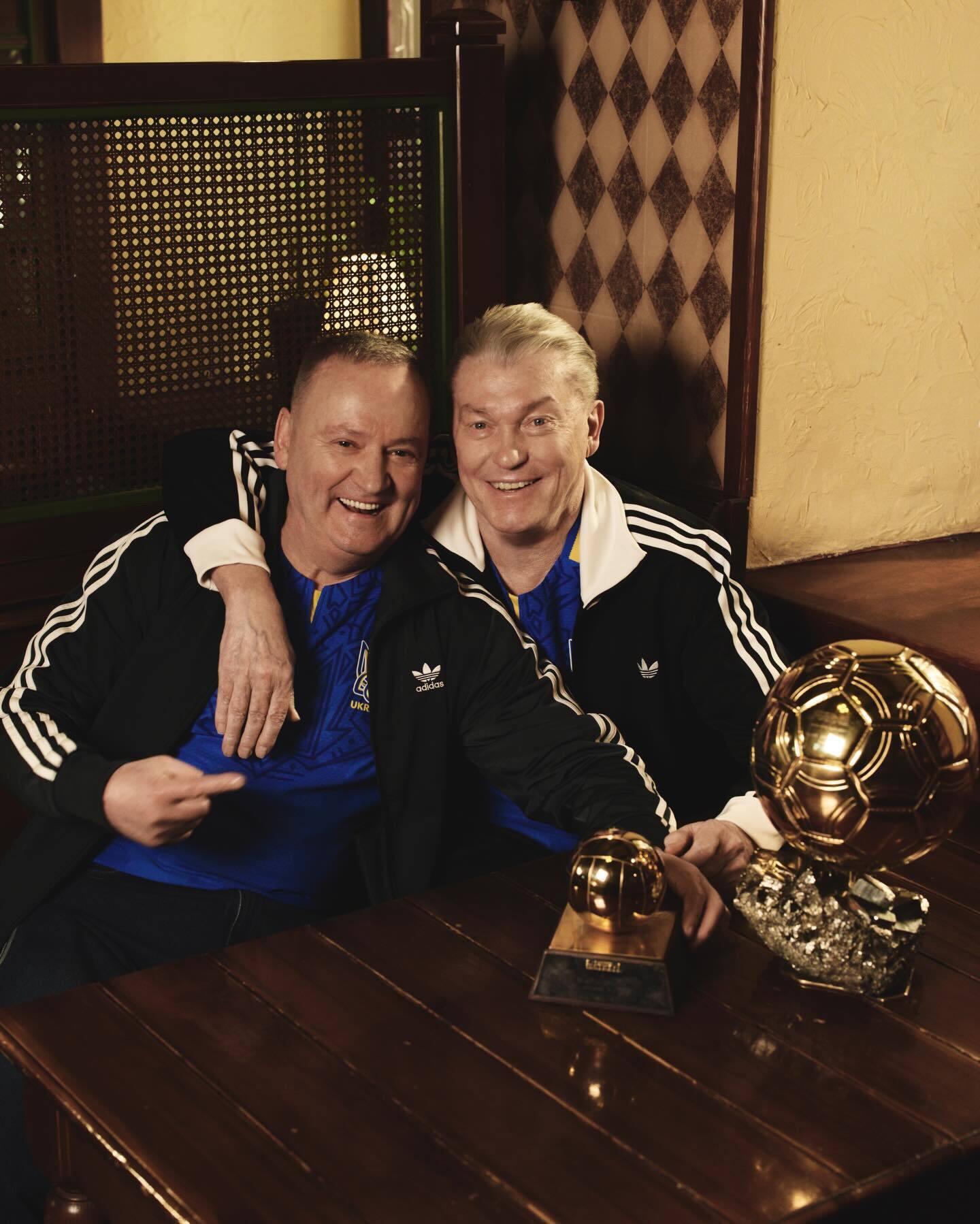 Adidas показал, как сейчас выглядят Блохин, Беланов и Шевченко, сняв их в особенной фотосессии