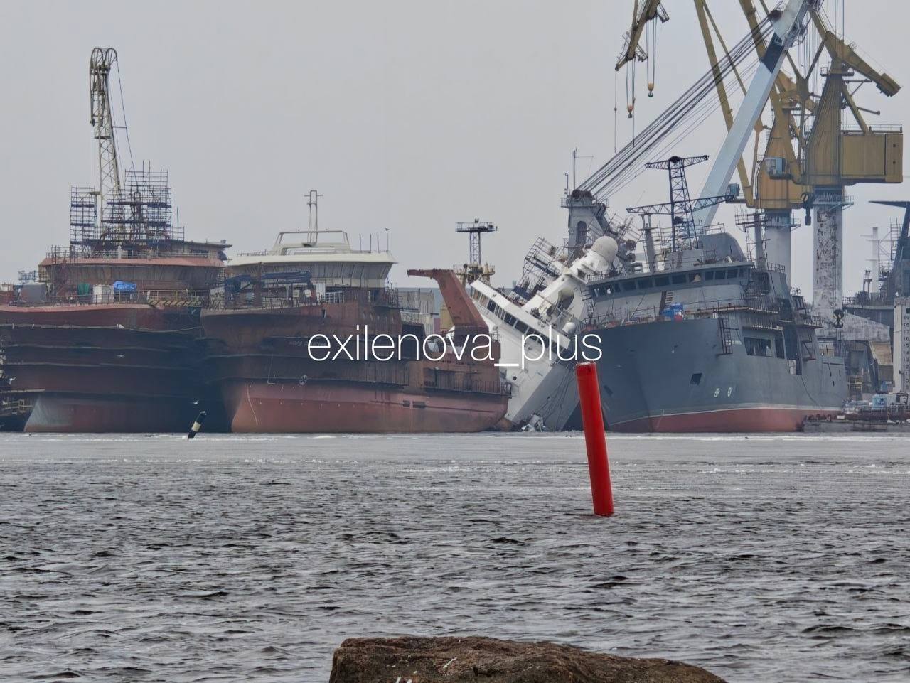 У російському Виборзі атаковано порт: сталася пожежа. Фото і відео