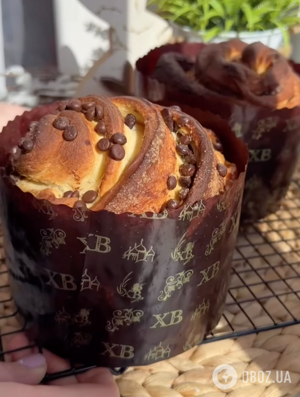 Пишна паска-крафін із вершкового тіста, з корицею та шоколадом: ділимося рецептом великодньої випічки