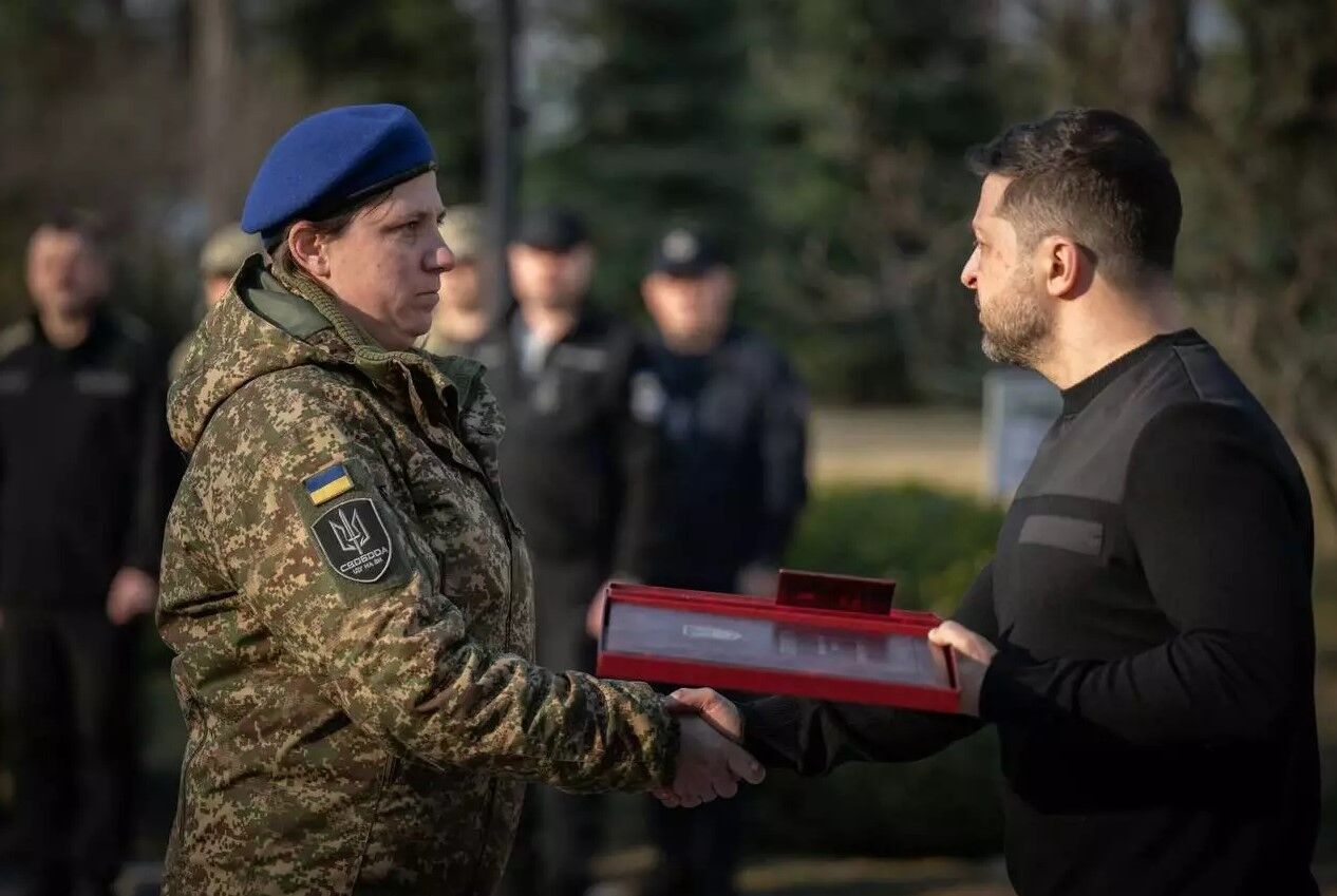 Национальная гвардия Украины – это во-первых, люди: Клименко рассказал о пулеметчице Александре, которая получила звание Героя Украины