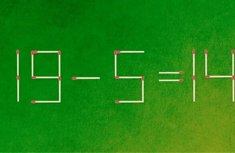 Сделайте уравнение правильным: головоломка со спичками