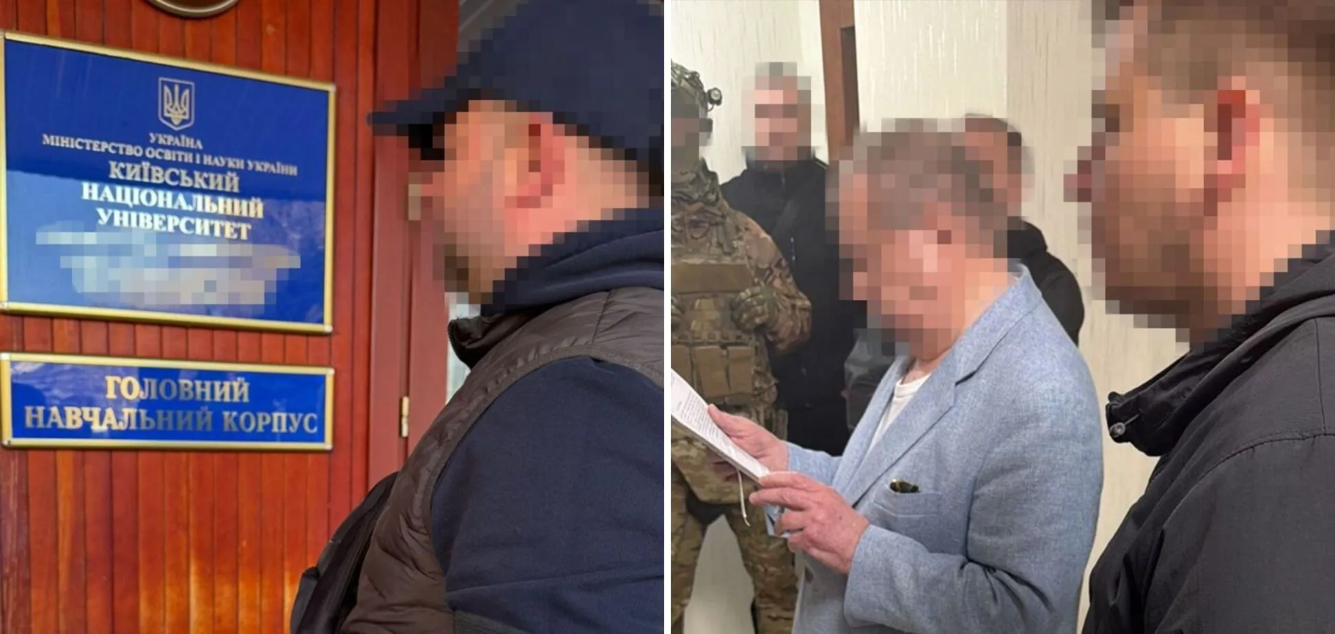 Обшуки пройшли і в приміщеннях університету