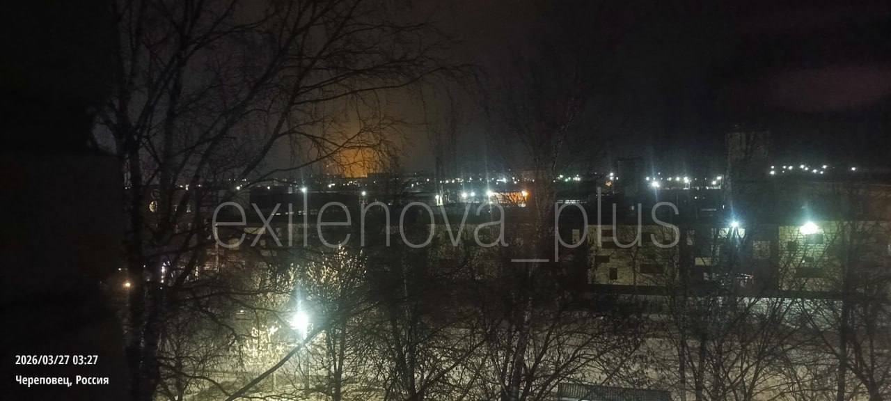 В российском Череповце дроны поразили важный химзавод: вспыхнул пожар. Фото и видео