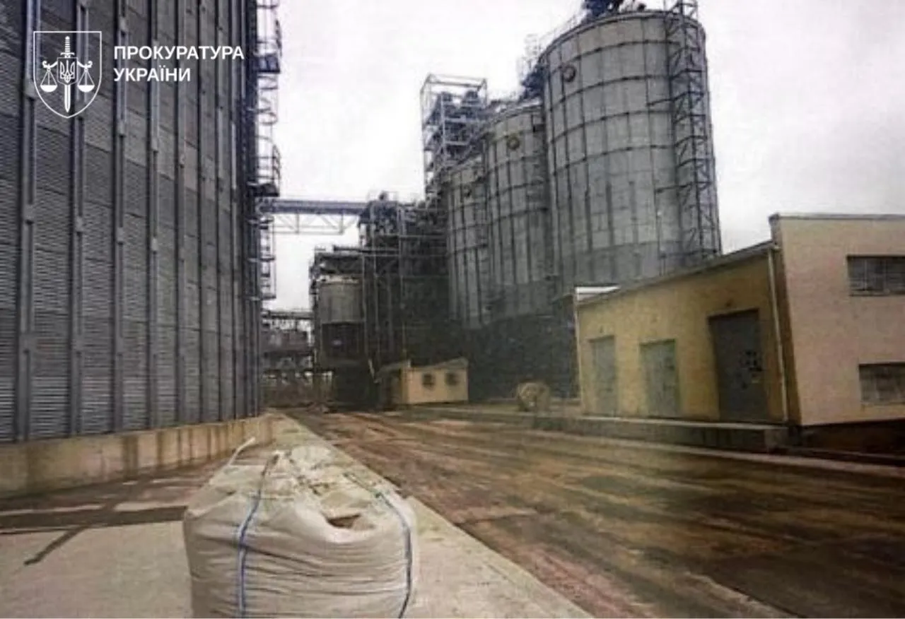 Элеватор, на котором должно было храниться зерно