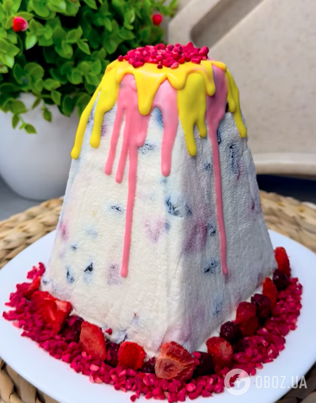 Вкусная творожная паска с сухофруктами: делимся легким рецептом