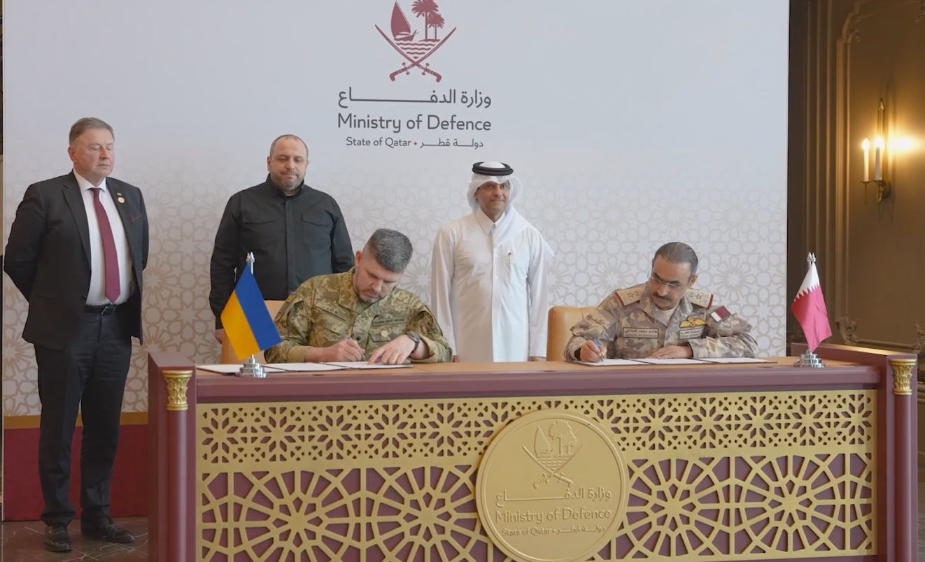 Україна та Катар підписали 10-річну угоду про партнерство в оборонній сфері