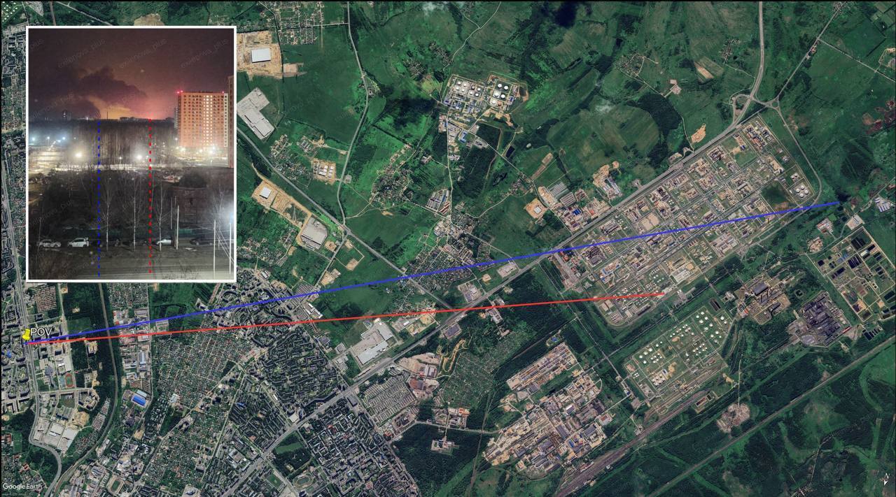 Зафіксовано численні влучання: у російському Ярославлі дрони атакували НПЗ, спалахнула пожежа. Фото та відео