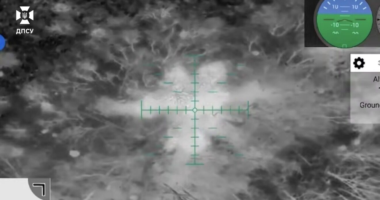 Прикордонники-оператори БпЛА ліквідували окупанта, який намагався втекти. Відео