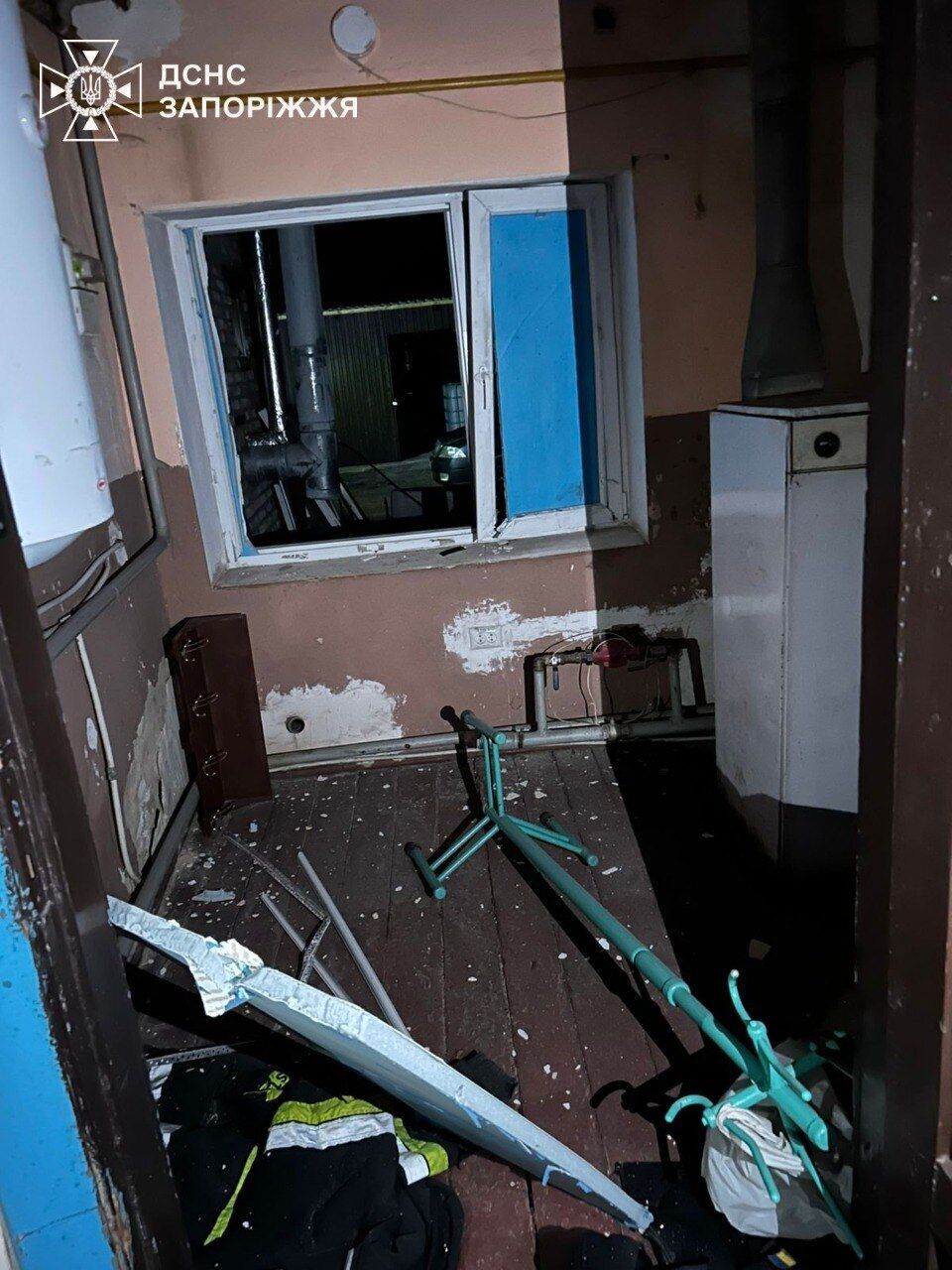 Армия России обстреляла пожарно-спасательное подразделение в прифронтовом городе на Запорожье