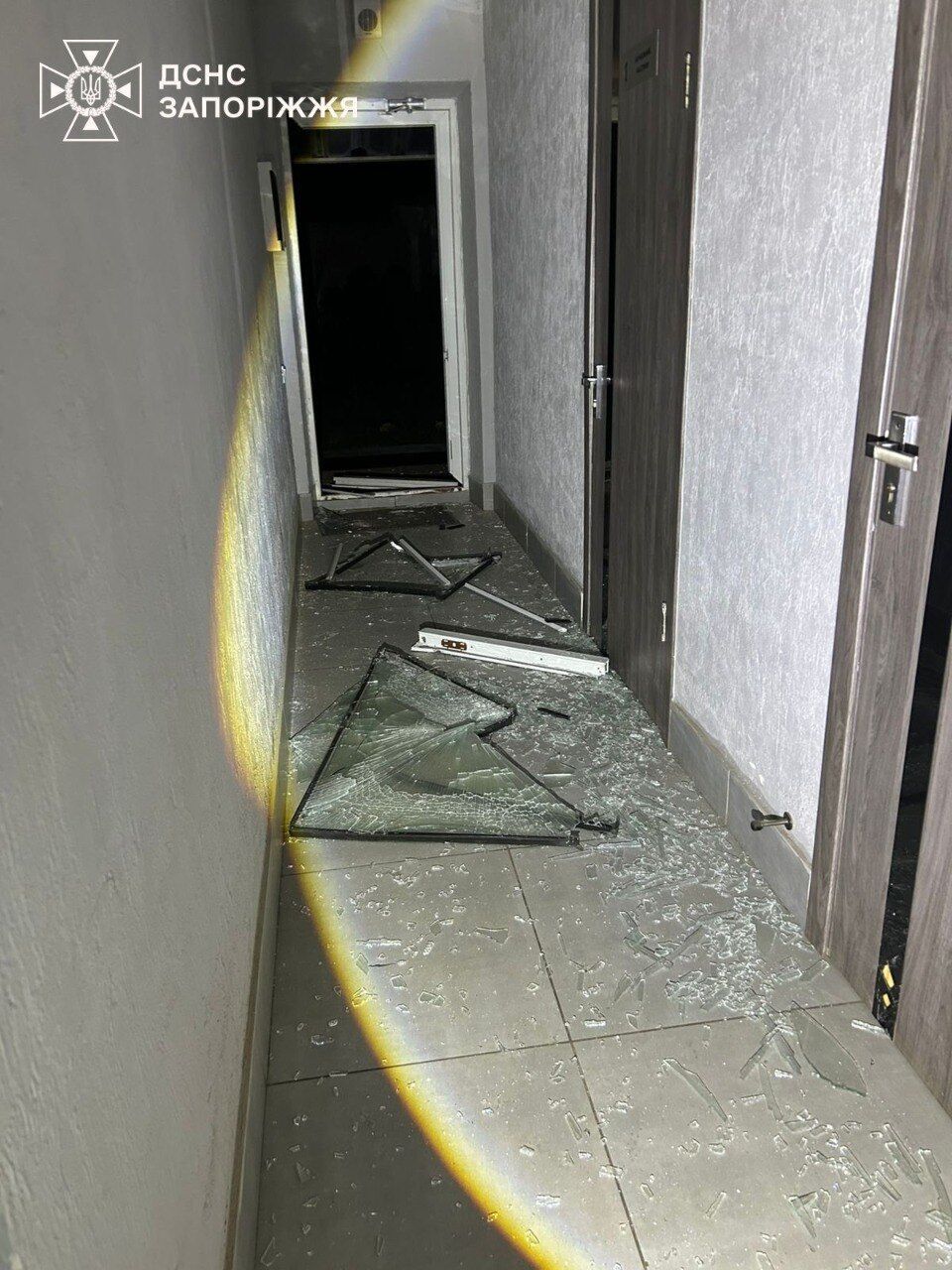 Армия России обстреляла пожарно-спасательное подразделение в прифронтовом городе на Запорожье