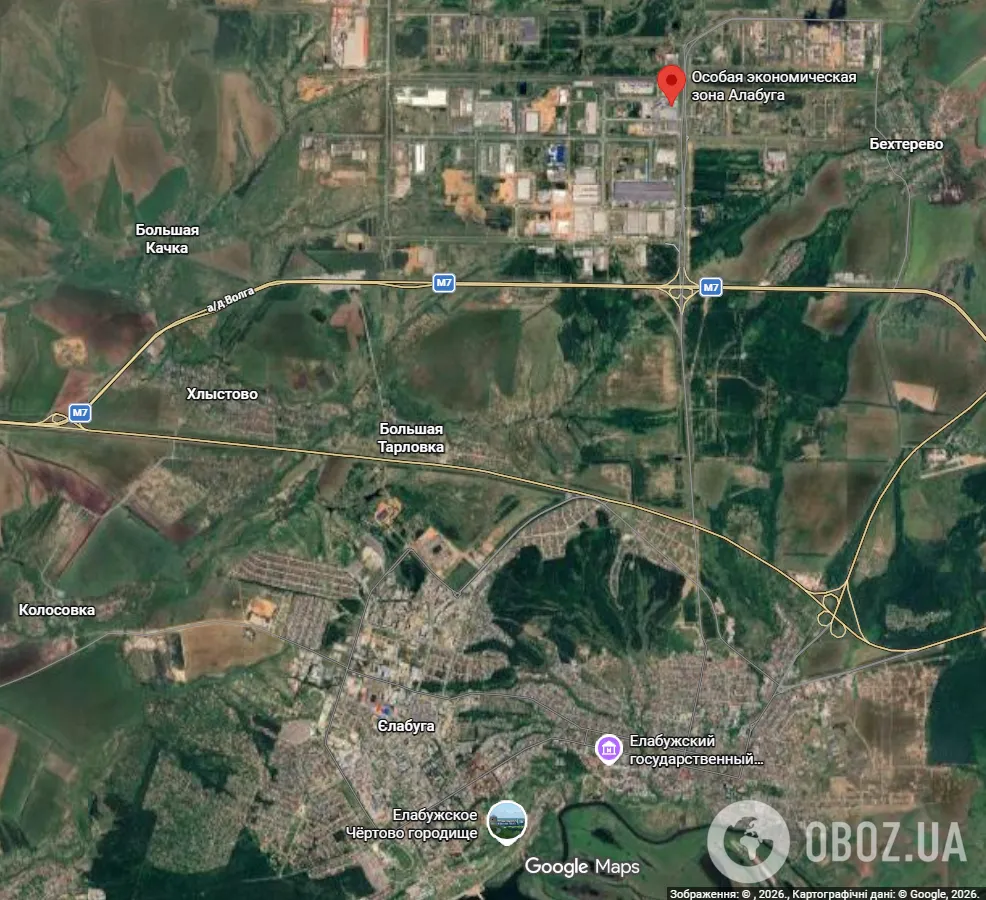 "Режим не хоче, щоб про це знали": у російській Єлабузі, де виробляють "Шахеди", глушать зв'язок і блокують інтернет