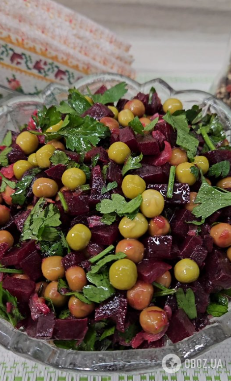 Вкусный салат со свеклой без майонеза: можно есть в пост