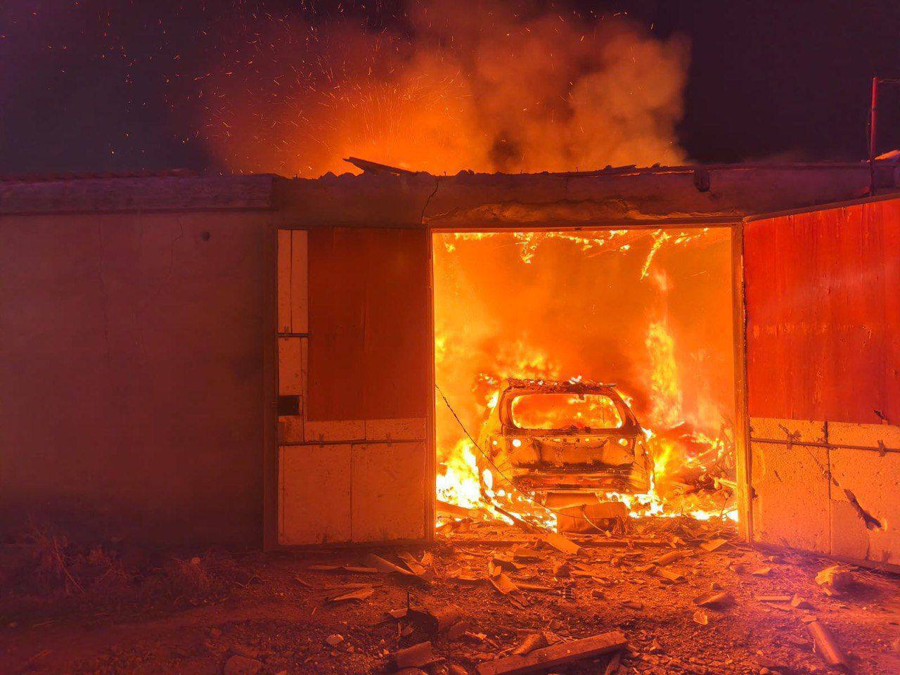 Оккупанты нанесли удары по Одесщине: поврежден объект энергетики, произошли пожары. Фото