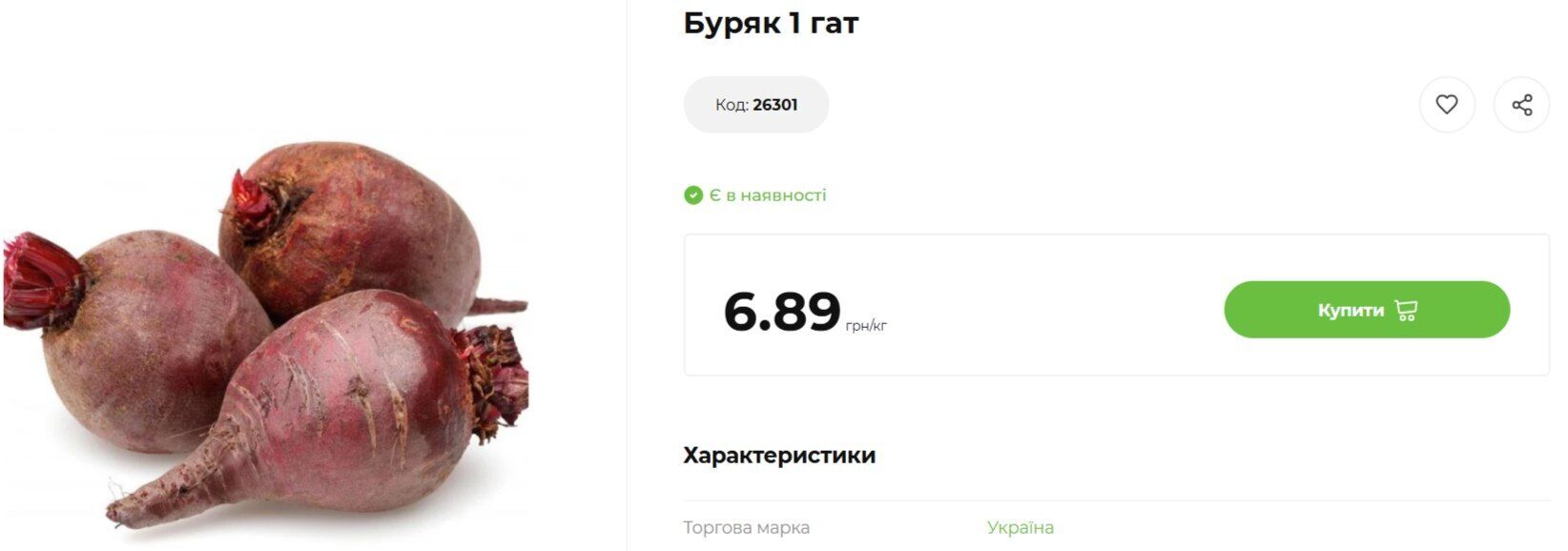 Ціни на буряк значно знизились