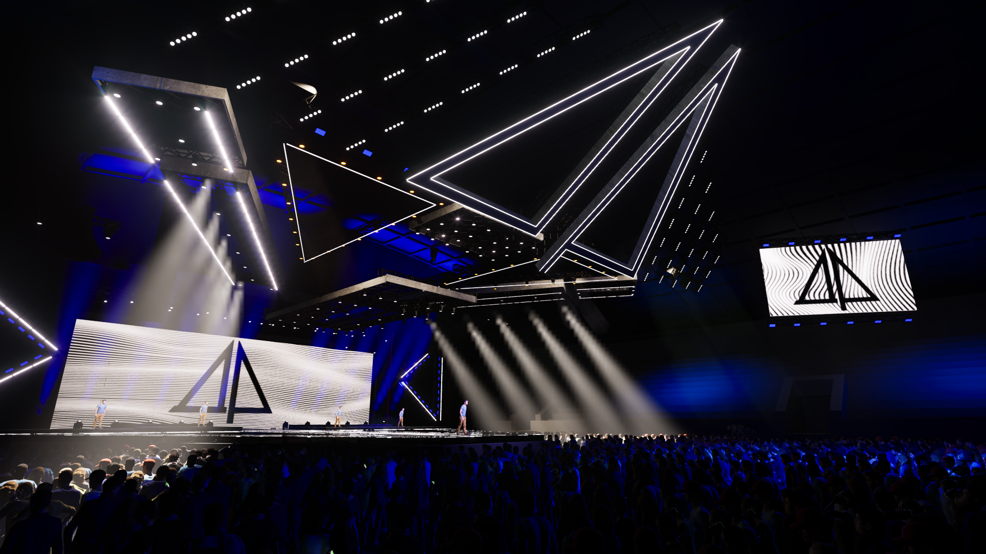 Герман Нєнов презентував дизайн сцени ювілейного шоу "Другої Ріки" у Палаці Спорту