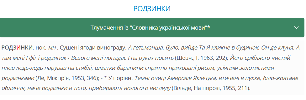 Как правильно на украинском – родзинки или ізюм? Ответ вас удивит