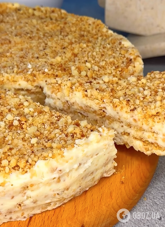 Вкусный торт "Пломбир" без выпечки и лишних заморочек: самый простой рецепт идеально быстрого десерта