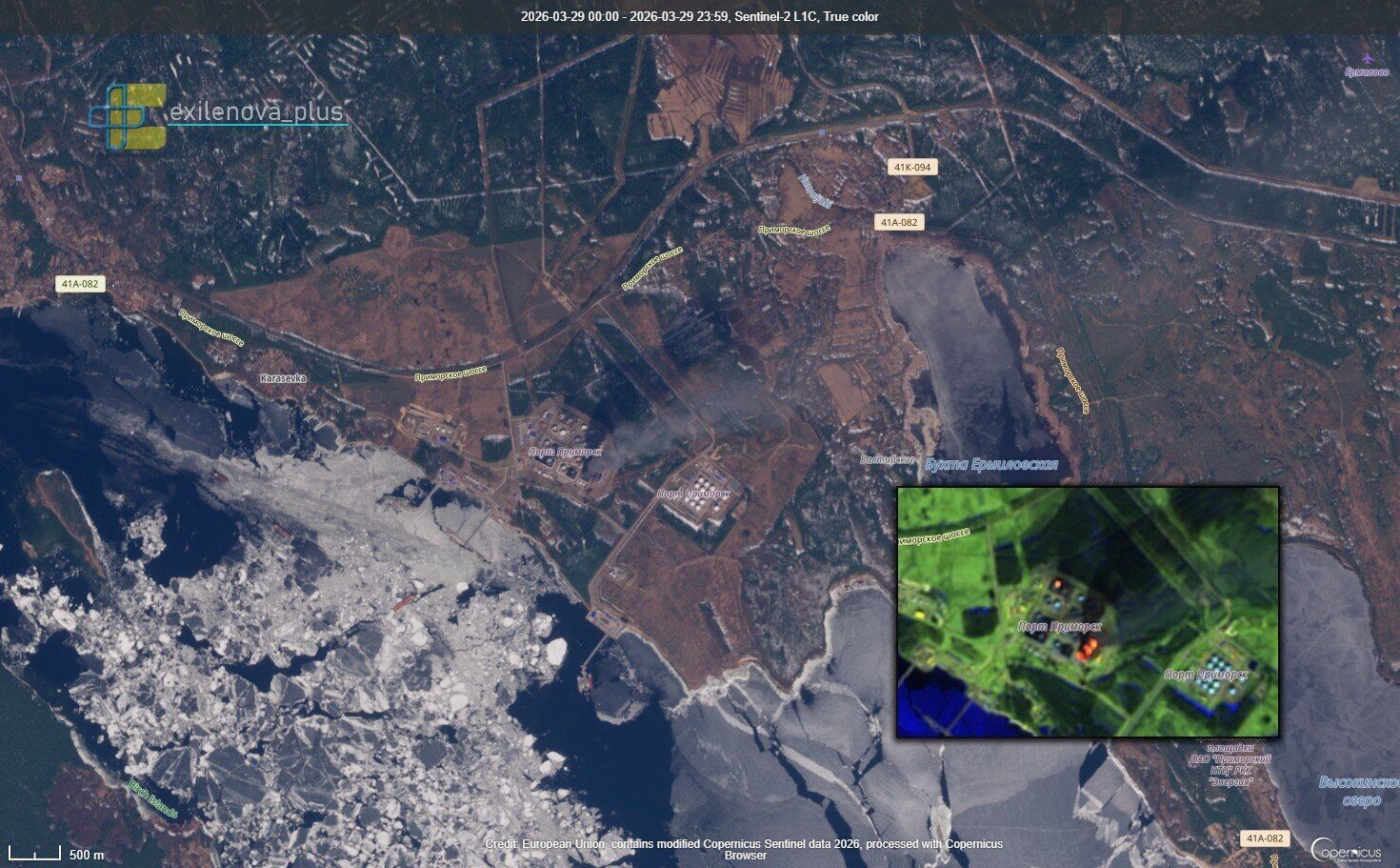 Уничтожено восемь резервуаров: появились новые данные о последствиях атаки БПЛА на порт "Приморск" в Ленинградской области