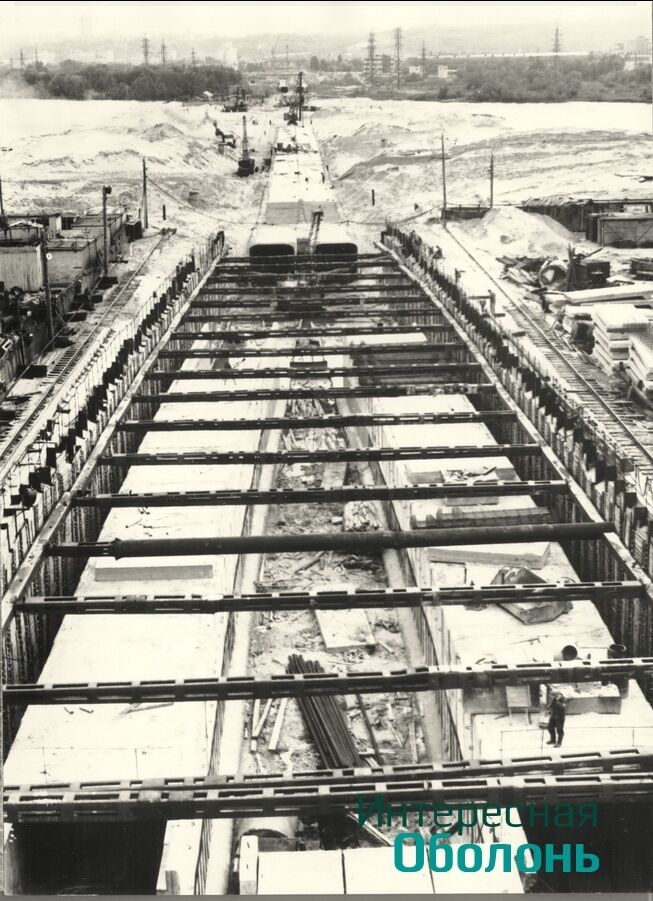 В сети показали, как в 1970-х годах строили метро на Оболонь в Киеве. Архивные фото