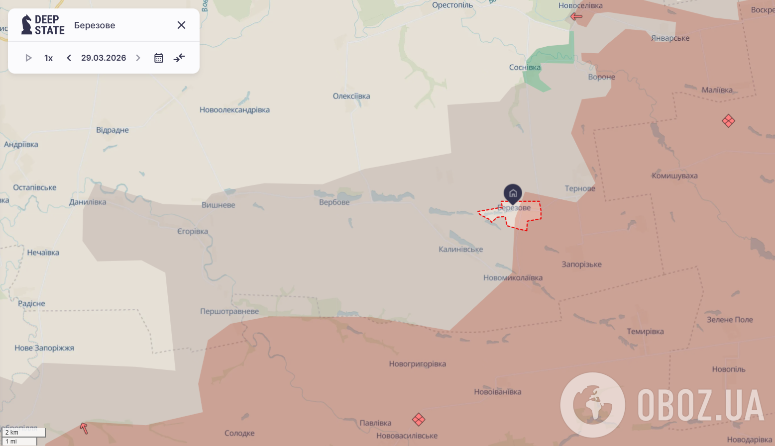 Контрнаступательная операция продолжается: подразделения ДШВ взяли под полный контроль Березовое на Днепровщине