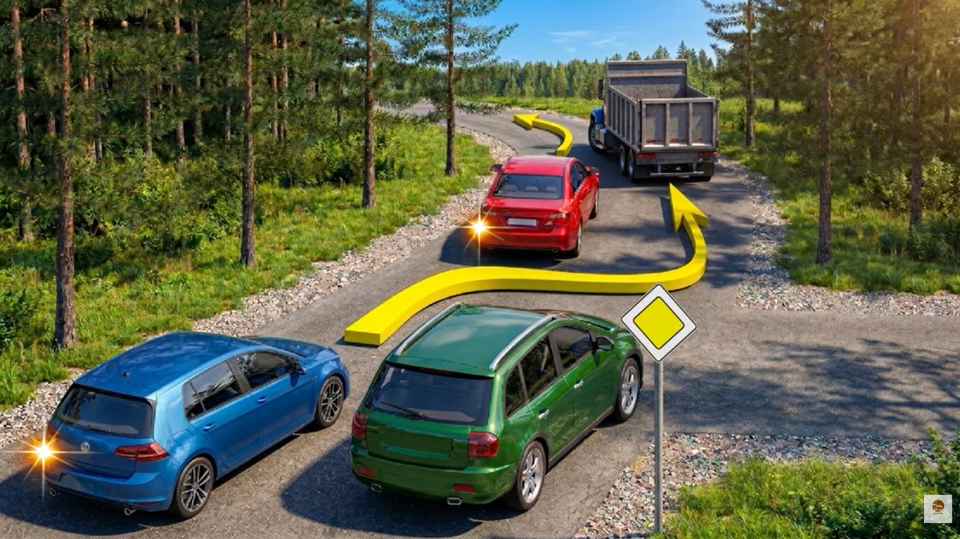 Кто нарушает правила, выполняя обгон? Задание по ПДД