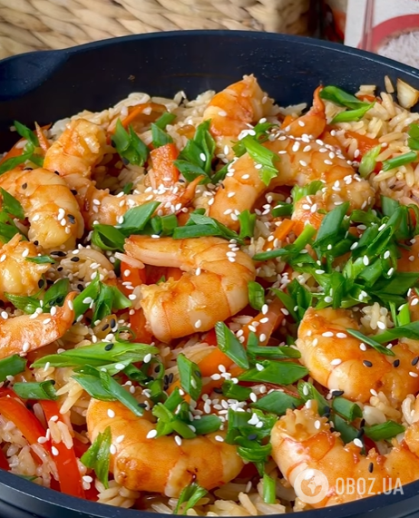 Рис з креветками в азійською стилі: як смачно приготувати на вечерю