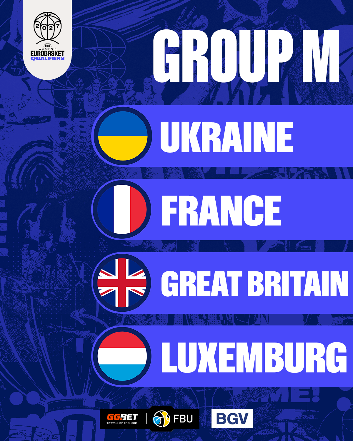 Жіноча збірна України отримала суперників у вирішальному раунді відбору на Євробаскет-2027