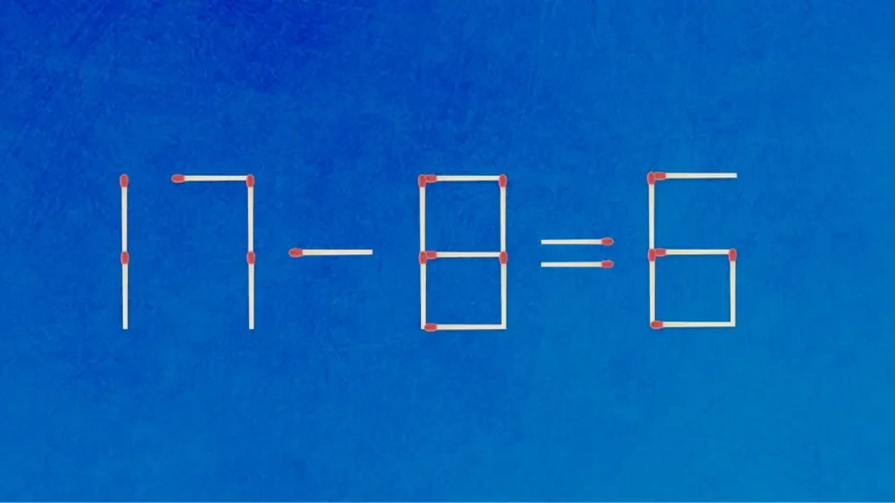 Скільки сірників пересунути? Хитра головоломка