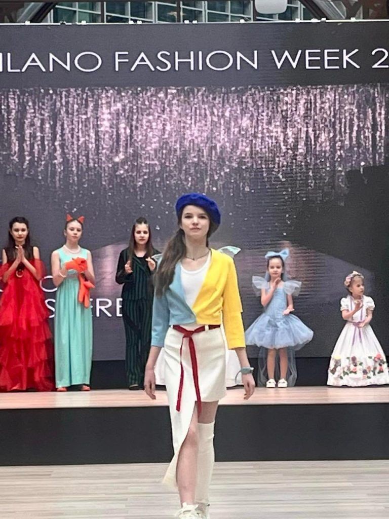 Українські діти показали моделі свого одягу у Мілані. Фото