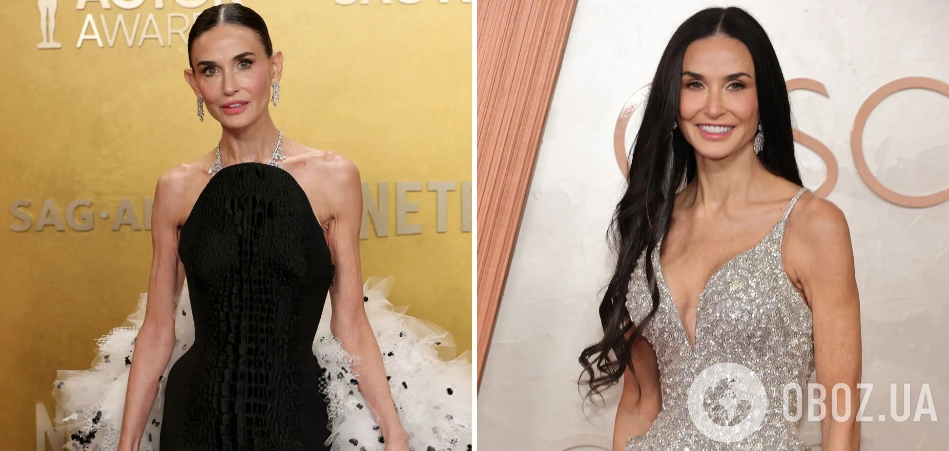 Новые фото 63-летней Деми Мур без фотошопа вызвали панику в сети