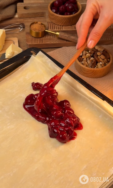 Пісний штрудель з вишнями: з чого приготувати смачний домашній десерт